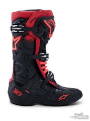 boty TECH 10, ALPINESTARS (černá/červená) 2026