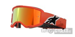 brýle VISION 5 CORP, ALPINESTARS (oranžová, zrcadlové červené plexi) 2026
