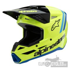 přilba S-M3 RADIUM, ALPINESTARS, dětská (žlutá fluo/černá/modrá) 2026
