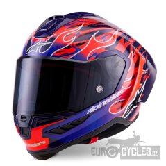 přilba SUPERTECH R10 FLYTE limitovaná edice JORGE MARTIN, ALPINESTARS (fialová/červená) 2026