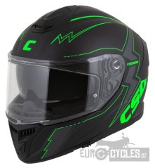 přilba Integral GT 2.1 Flash, CASSIDA (černá matná/zelená fluo/tmavě šedá) plexi s přípravou pro Pinlock 2026