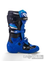 boty TECH 7 S YAMAHA kolekce, ALPINESTARS, dětské (modrá/bílá/černá) 2026