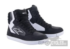 boty J-6 WATERPROOF, ALPINESTARS (černá/bílá) 2025