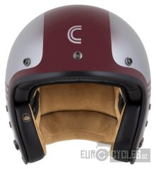 přilba Eso Jawa Panel, CASSIDA (červená/stříbrná/černá) 2026