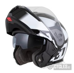 přilba F19, ZED (černá/bílá/šedá) 2026