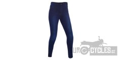 ZKRÁCENÉ kalhoty SUPER JEGGINGS 2.0, OXFORD, dámské (modré indigo)
