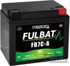 baterie 12V, YB7C-A GEL, 8Ah, 85A, bezúdržbová GEL technologie 129x89x114 FULBAT (aktivovaná ve výrobě)