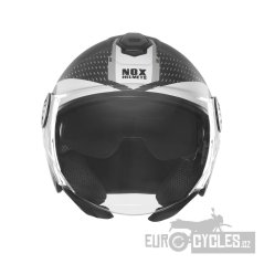 přilba N182 ROUND, NOX (černá matná, stříbrná) 2026