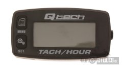 multifunkční měřič otáček motoru a motohodin, Q-TECH (černý, podsvícený displej)