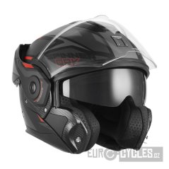 přilba SPINNER ARK, NOX PREMIUM (černá matná, červená) 2026