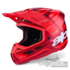 přilba SUPERTECH S-M7 CORE, ALPINESTARS (červená) 2026