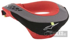 nákrčník SEQUENCE YOUTH, ALPINESTARS, dětský (černý/červený/šedý/žlutý fluo) 2026