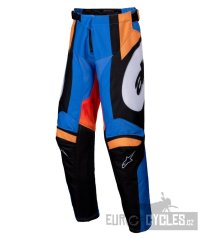 kalhoty RACER MELT, ALPINESTARS, dětské (oranžová/modrá) 2025
