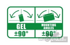 baterie 12V, YTX12-BS GEL, 10Ah, 180A, bezúdržbová GEL technologie 150x87x130 A-TECH (aktivovaná ve výrobě)