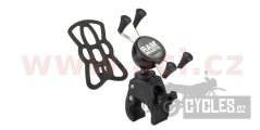 kompletní sestava držáku pro menší telefony X-Grip se "Snap-Link Tough-Claw" upínaním na řidítka, RAM Mounts