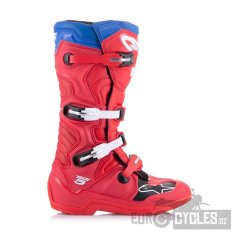 boty TECH 5, ALPINESTARS (červená/modrá/bílá/černá) 2026
