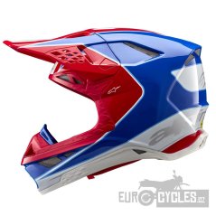 přilba SUPERTECH S-M10 AEON, ALPINESTARS (červená fluo/modrá)