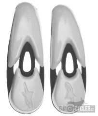 slidery špičky pro boty SMX-R/SMX-1/2/4/5/WP/STELLA/SUPERTECH R, ALPINESTARS (bílé, pár)