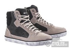 boty J-6 WATERPROOF, ALPINESTARS (černá/krémová) 2025