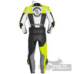 dvoudílná kombinéza DP-PROGRESIVE TOURING, SPIDI (černá/žlutá fluo/bílá/šedá)